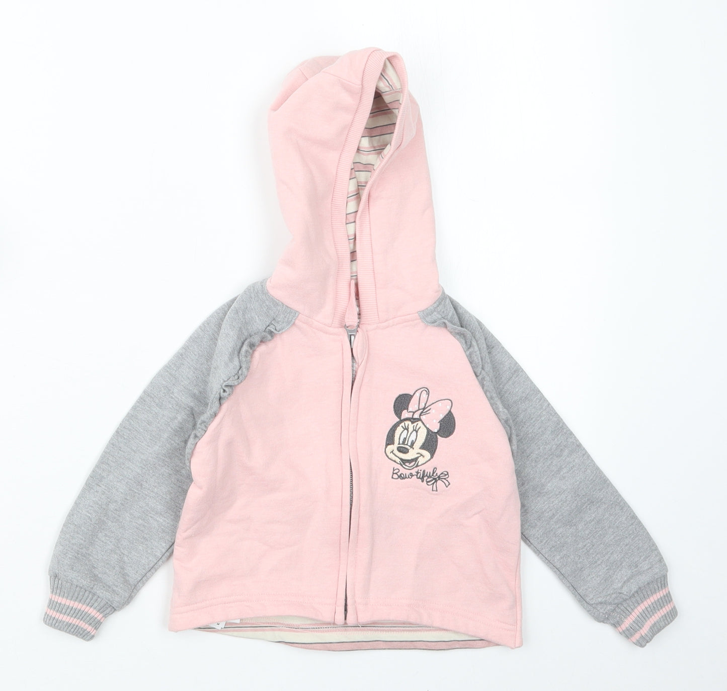 Disney Baby Girls Grey   Jacket  Size 12-18 Months  - Minnie Mouse