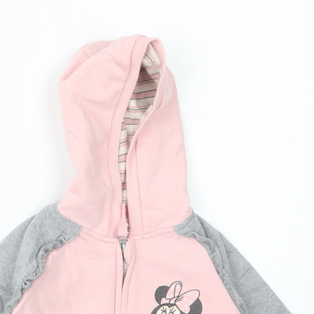 Disney Baby Girls Grey   Jacket  Size 12-18 Months  - Minnie Mouse