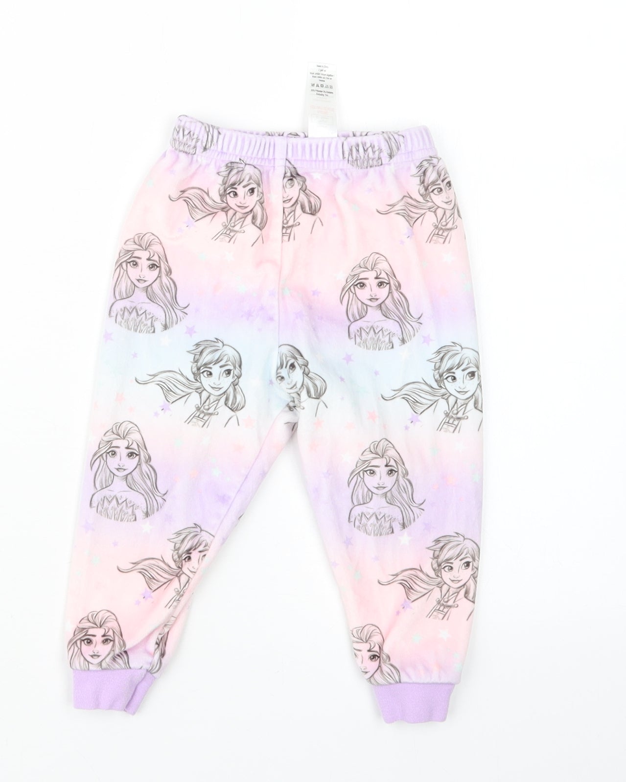 George Girls Purple Geometric  Capri Pyjama Pants Size 12-18 Months  - Frozen