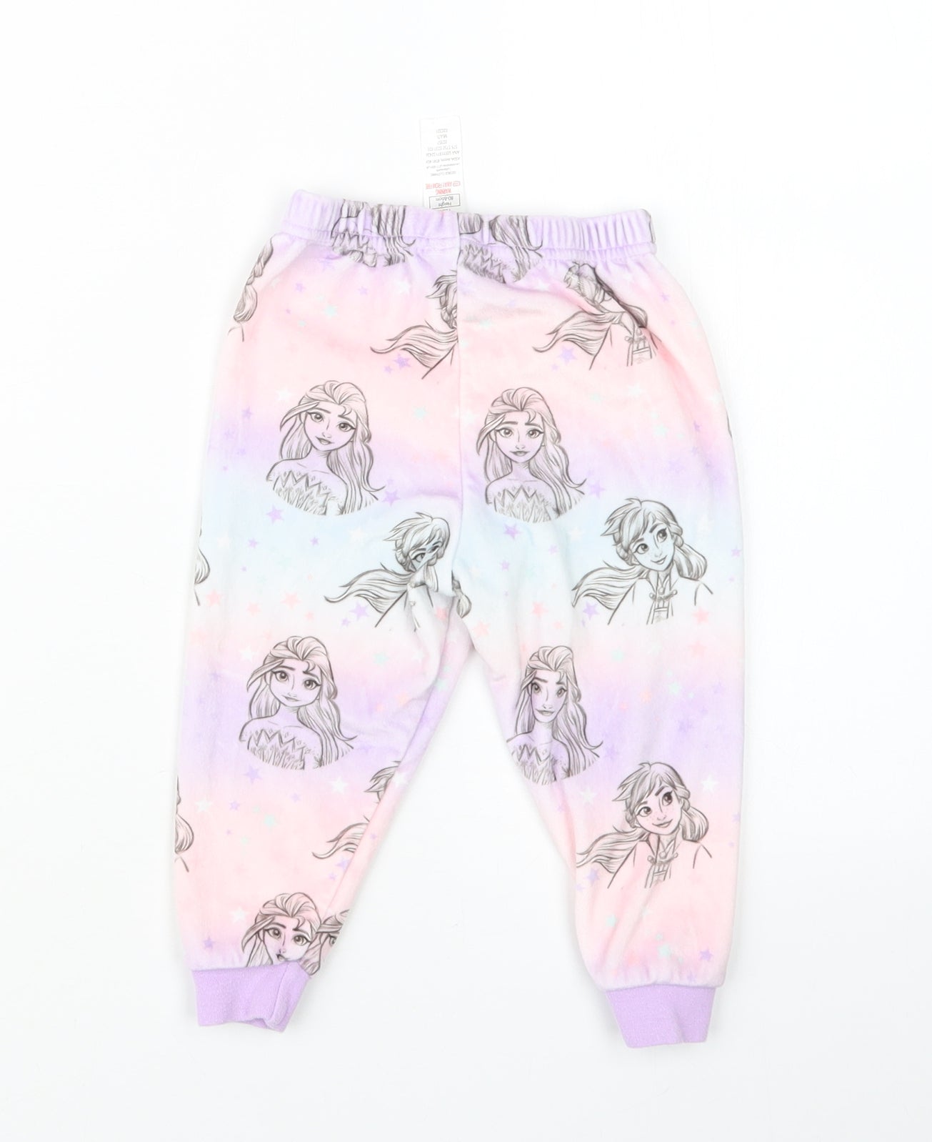 George Girls Purple Geometric  Capri Pyjama Pants Size 12-18 Months  - Frozen