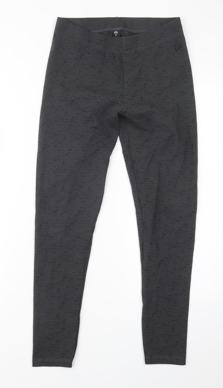 7UP Womens Grey Capri Leggings Size M L26 in