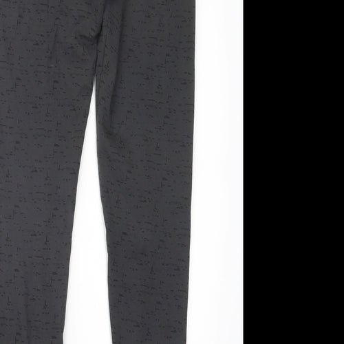 7UP Womens Grey   Capri Leggings Size M L26 in
