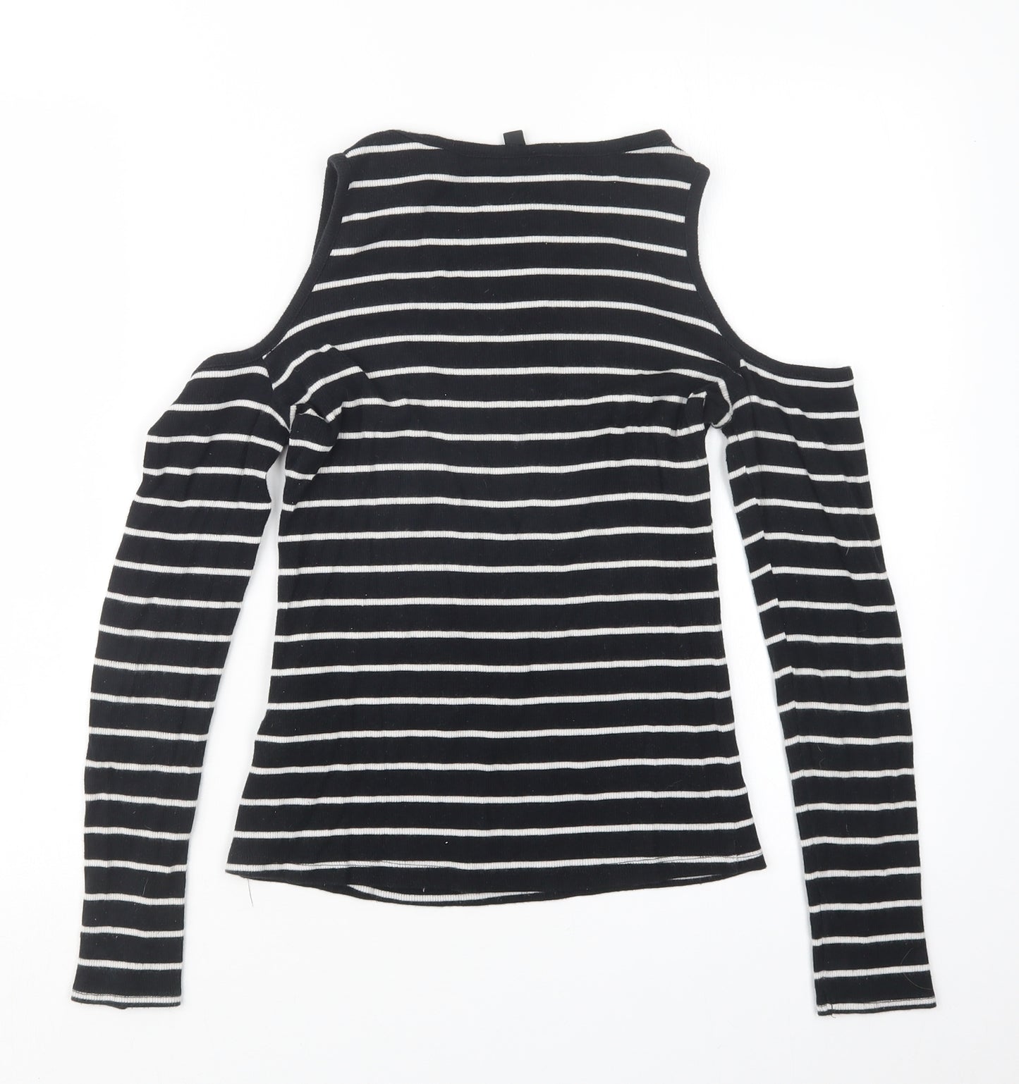Divided by H&M Womens Black Striped  Pullover Jumper Size S