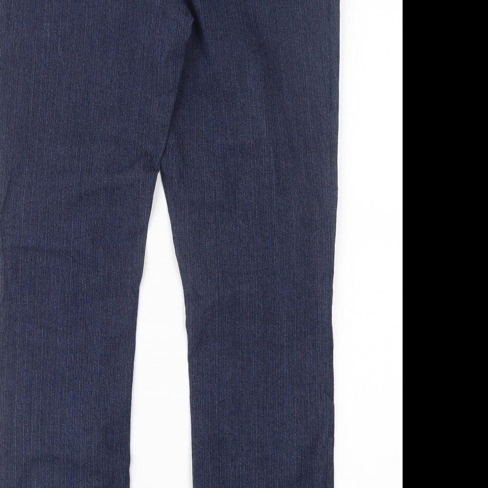 Debenhams Womens Blue  Denim Straight Jeans Size 14 L26.5 in