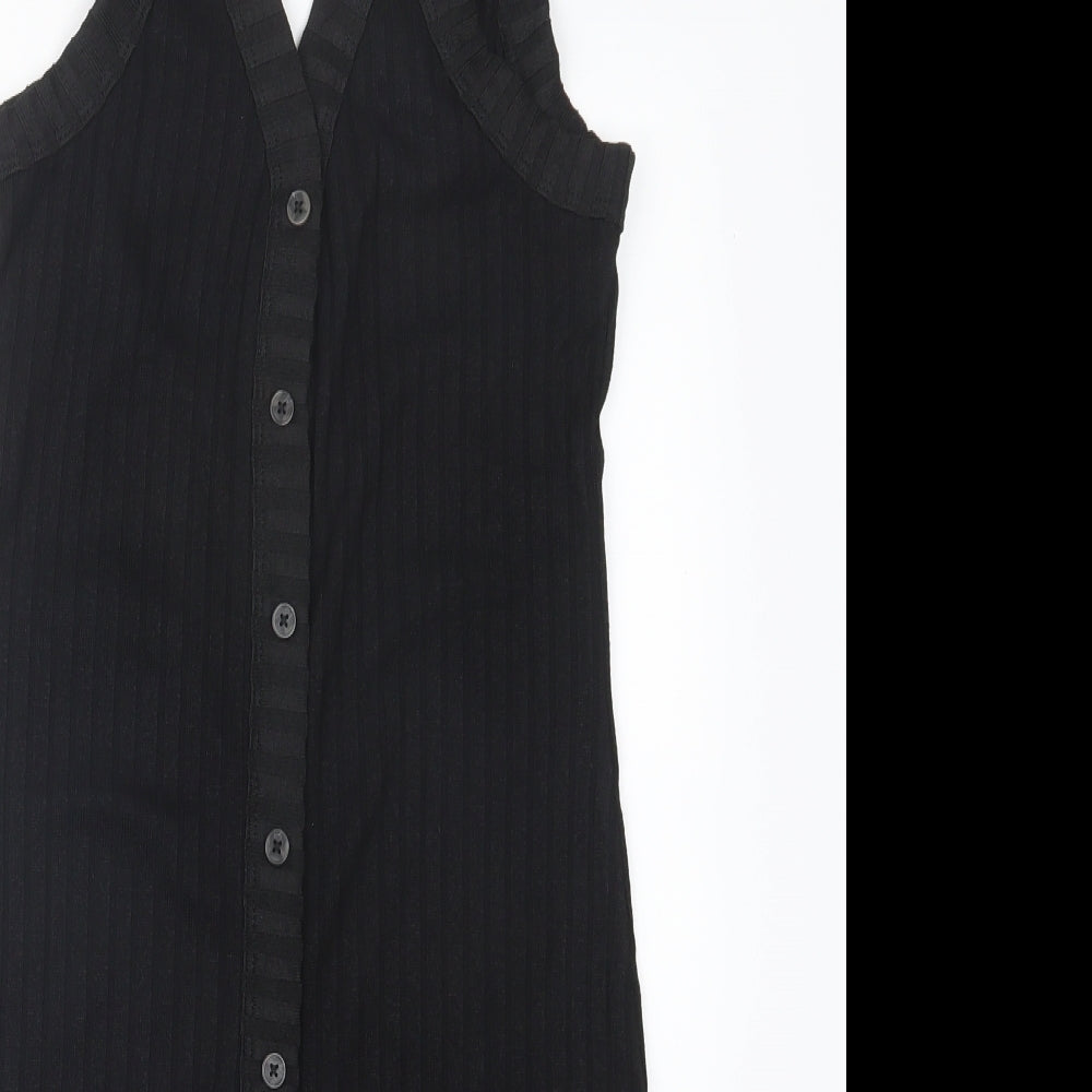 H&M Womens Black   T-Shirt Dress  Size S