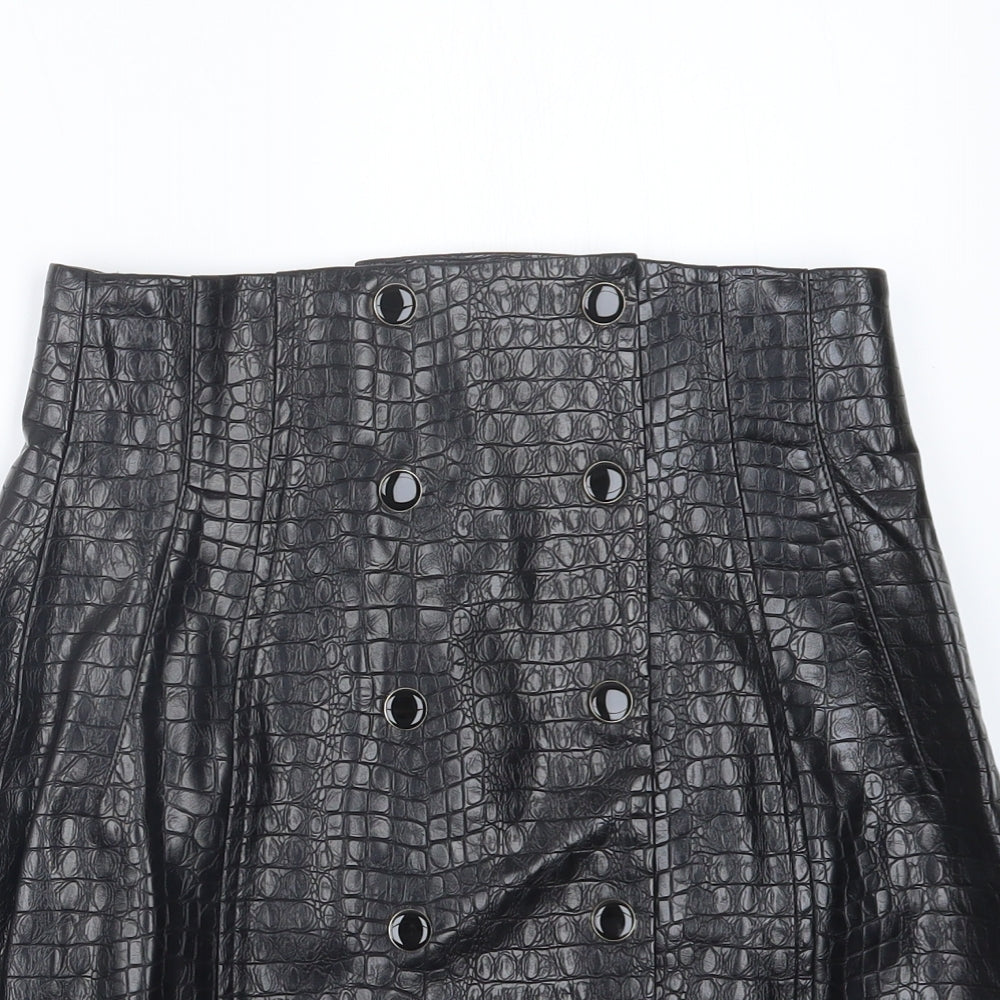 Zara Womens Black   Straight & Pencil Skirt Size S