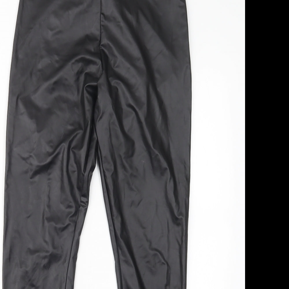 H&M Womens Black   Trousers  Size S L29.5 in