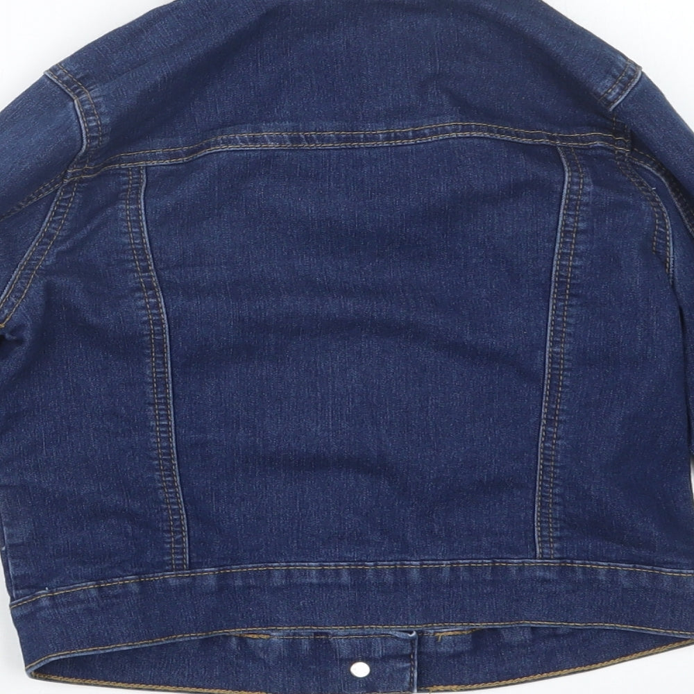 George Girls Blue  Denim Jacket  Size 7-8 Years