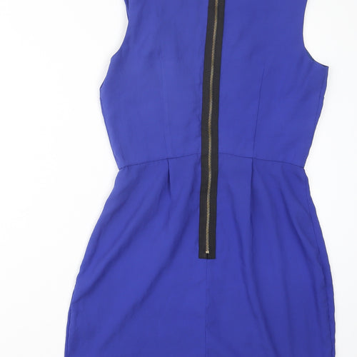 Topshop Womens Blue   A-Line  Size 8