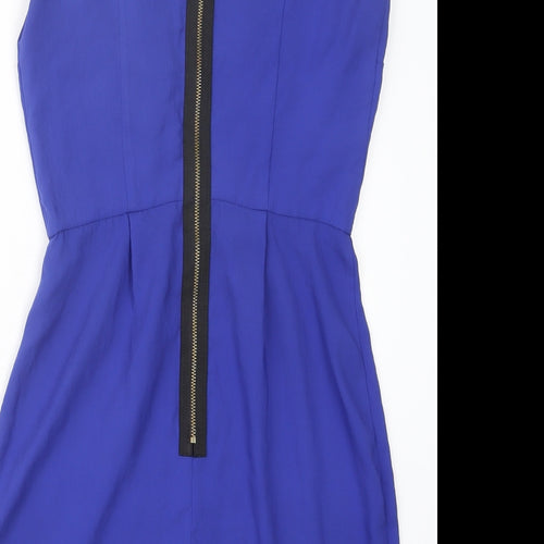 Topshop Womens Blue   A-Line  Size 8