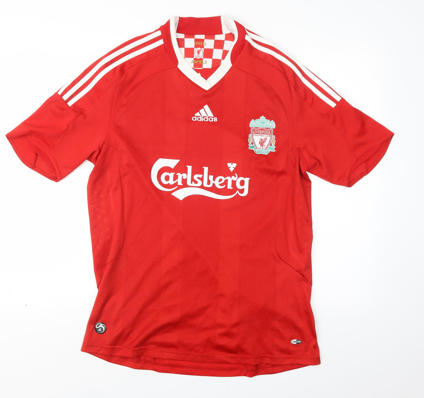 adidas Mens Red   Basic T-Shirt Size M  - Liverpool FC