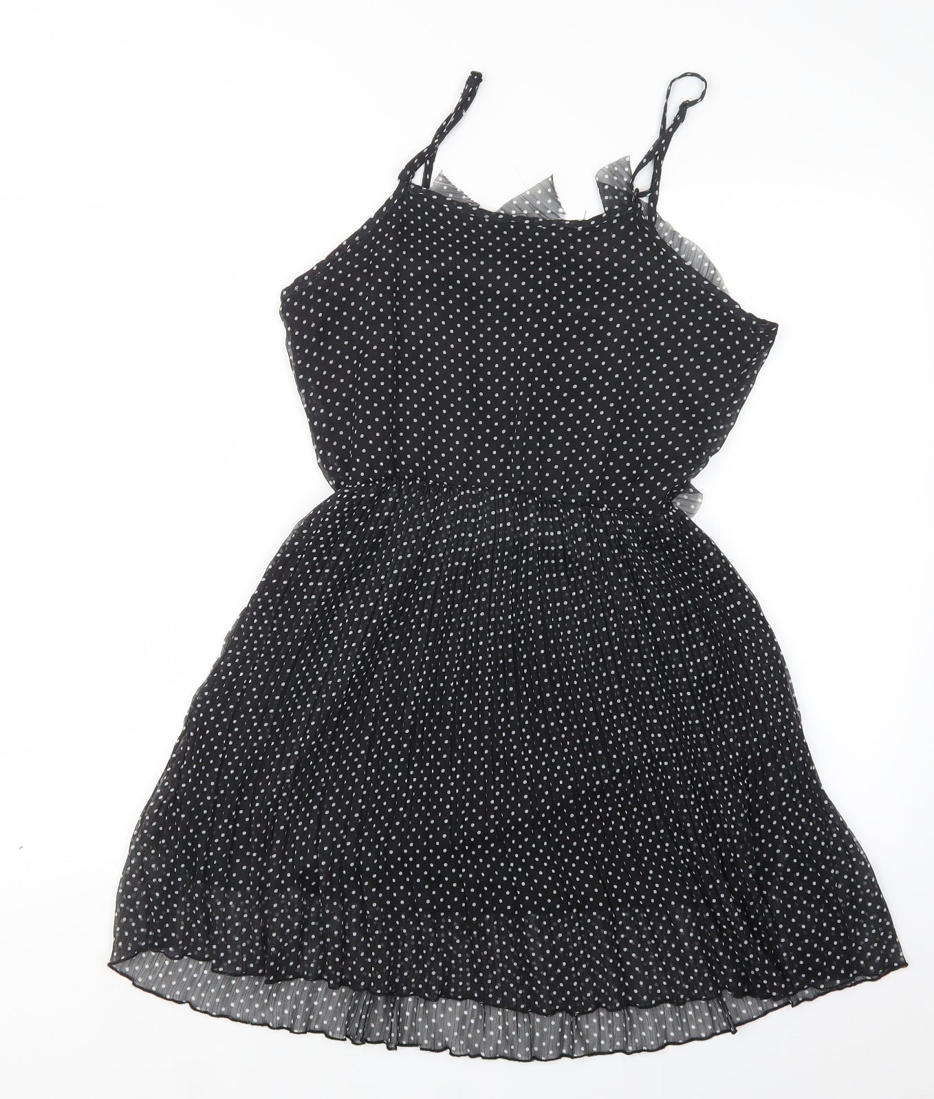 Uttam London Womens Black Polka Dot  Mini  Size S