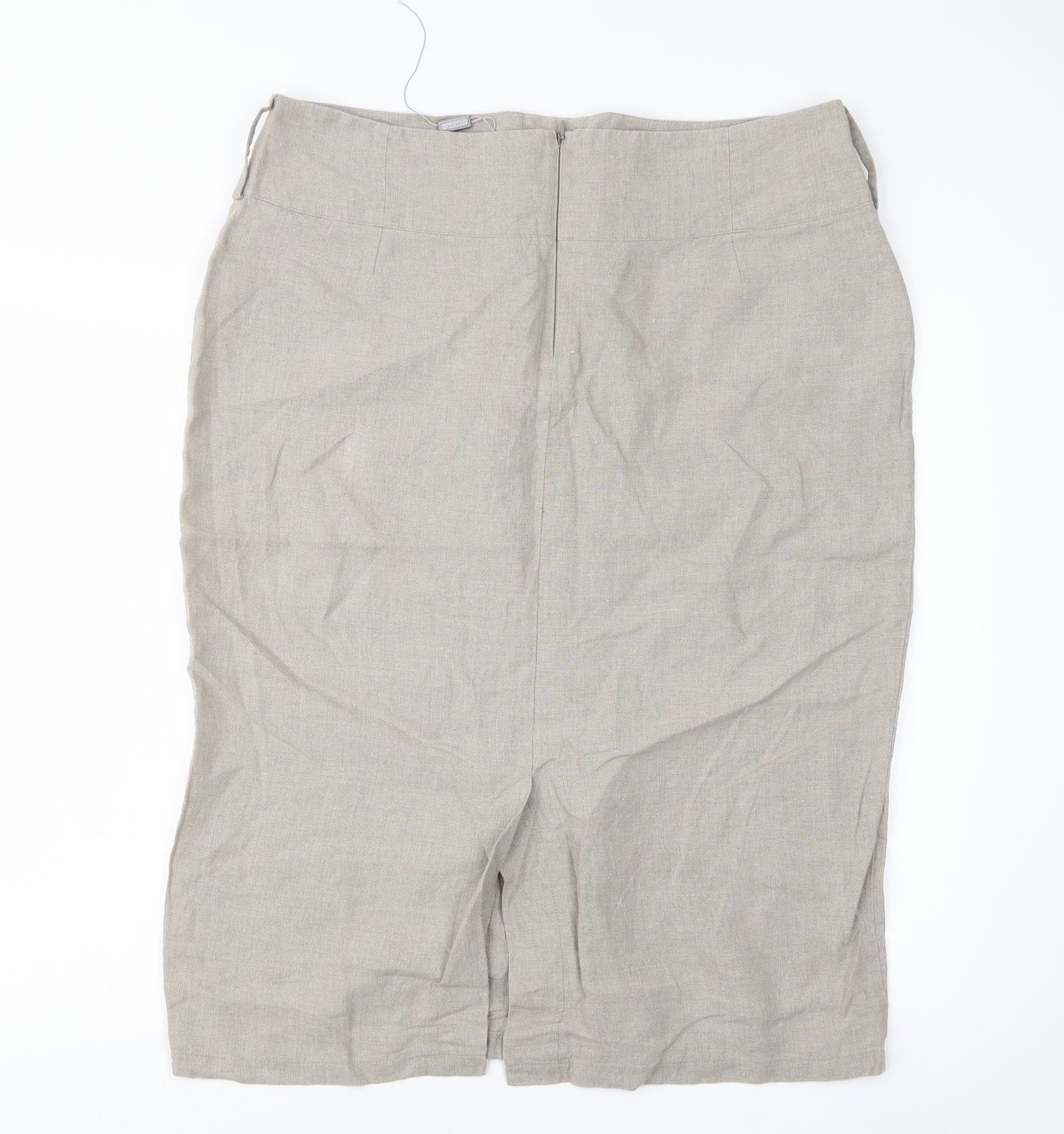 Per Una Womens Beige   Straight & Pencil Skirt Size 18