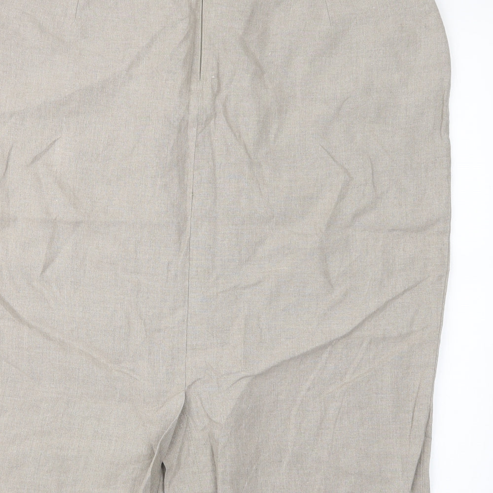 Per Una Womens Beige   Straight & Pencil Skirt Size 18