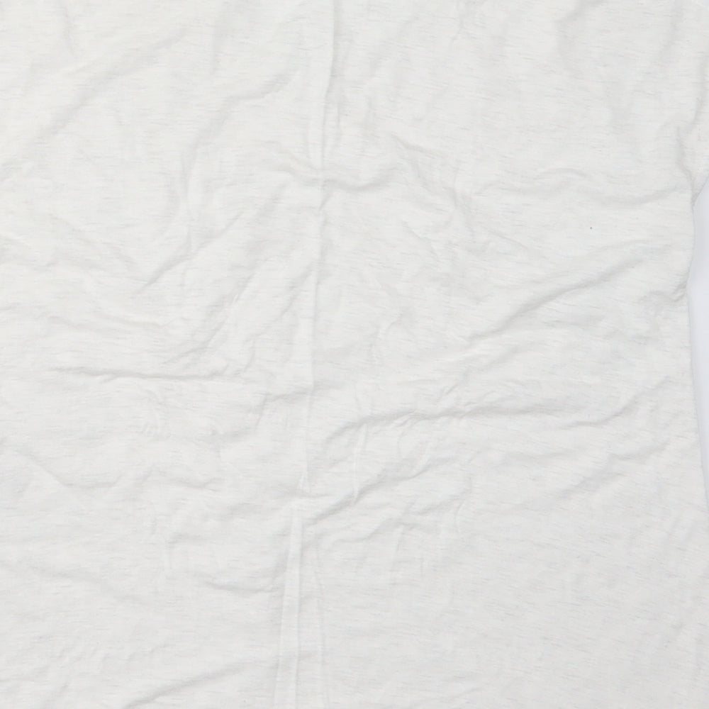Halston Womens White   Basic T-Shirt Size XS