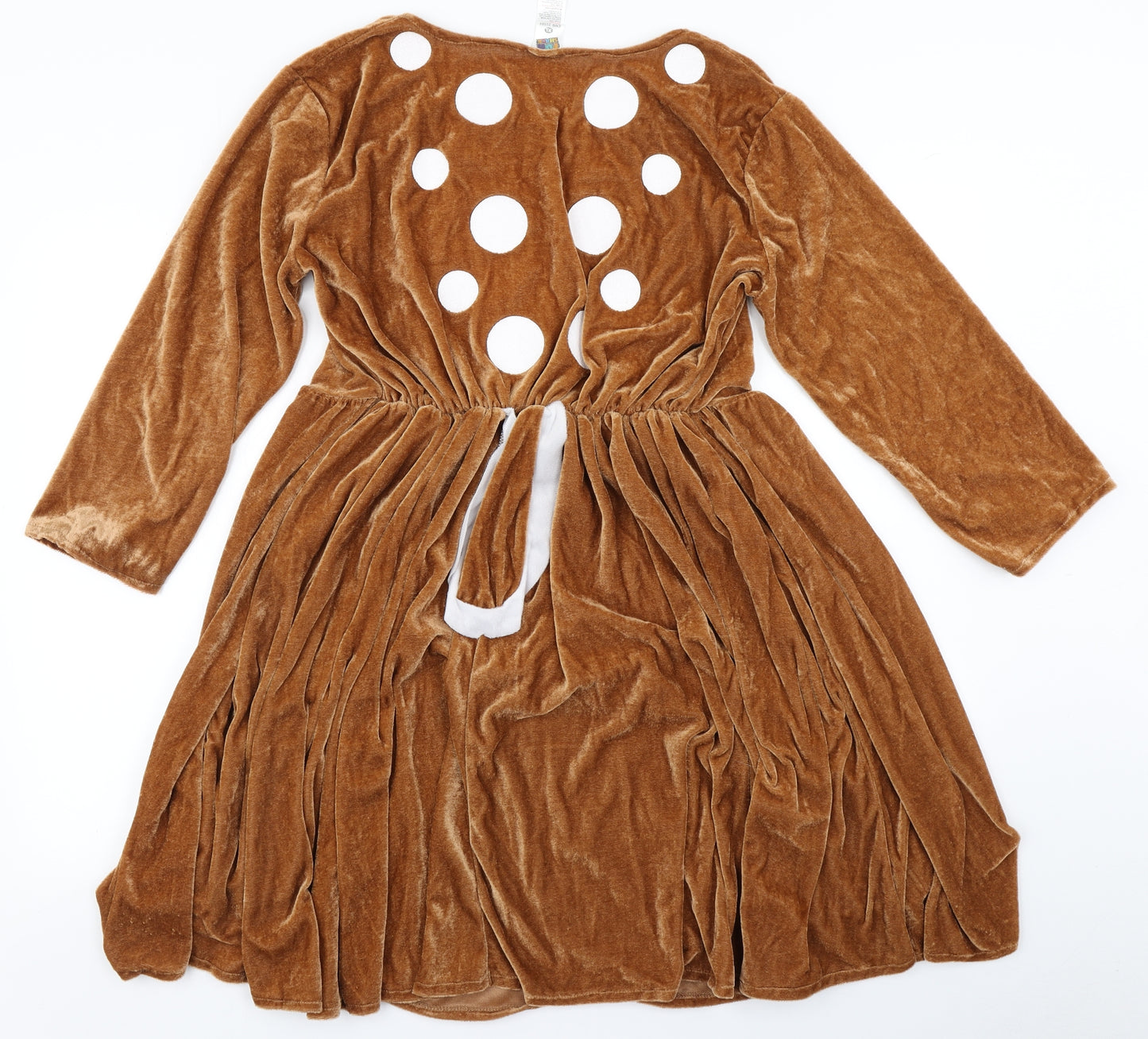 Fun Shack Womens Brown   Skater Dress  Size XL  - Deer Fancy Dress