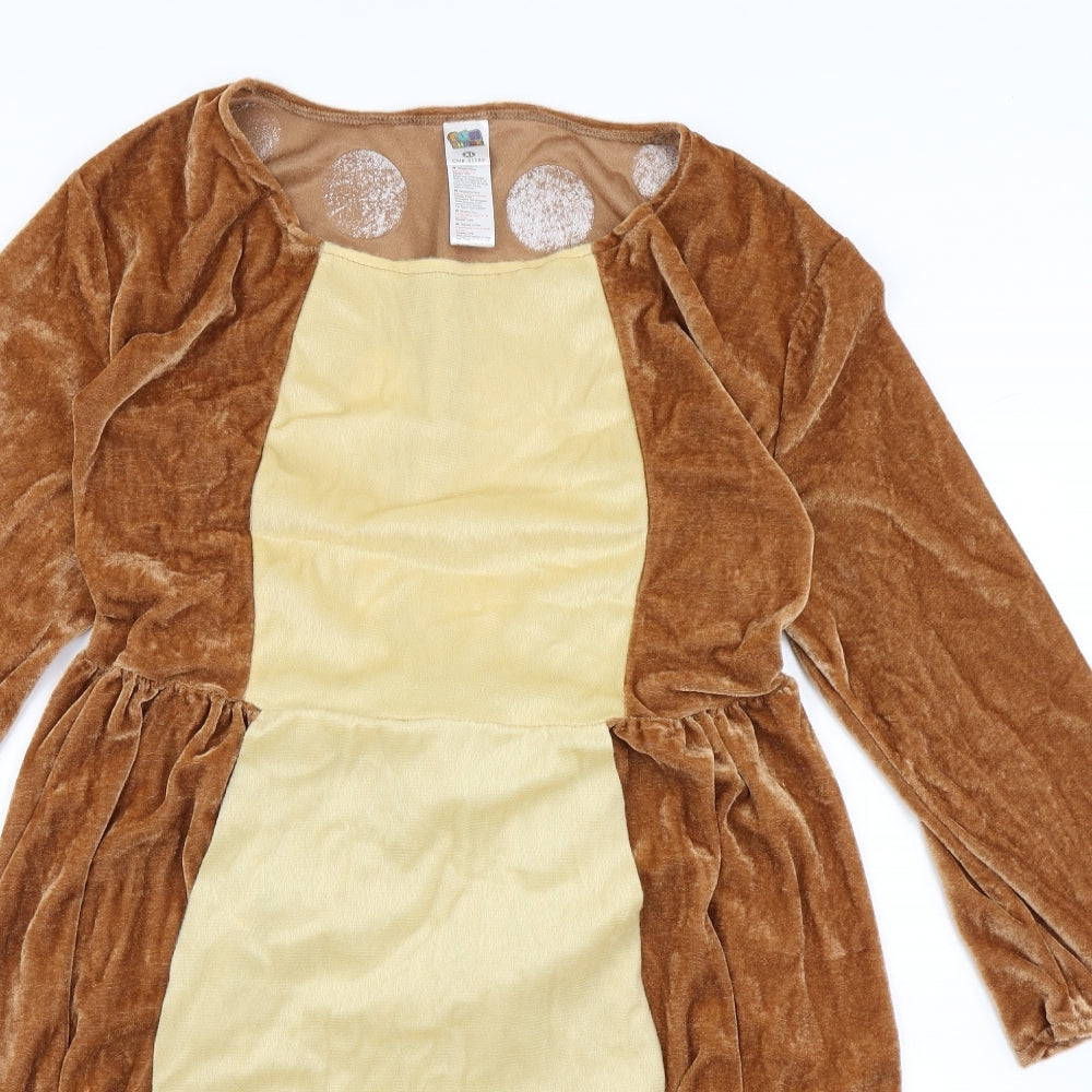 Fun Shack Womens Brown   Skater Dress  Size XL  - Deer Fancy Dress