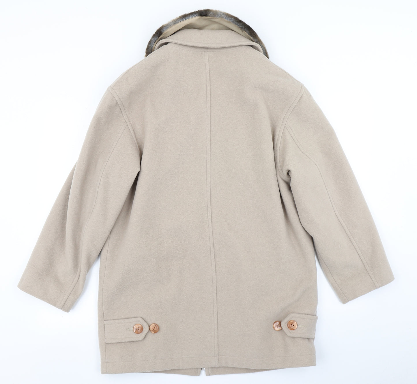 Klass Collection Womens Brown   Overcoat Coat Size 12