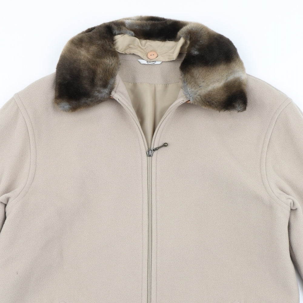 Klass Collection Womens Brown   Overcoat Coat Size 12