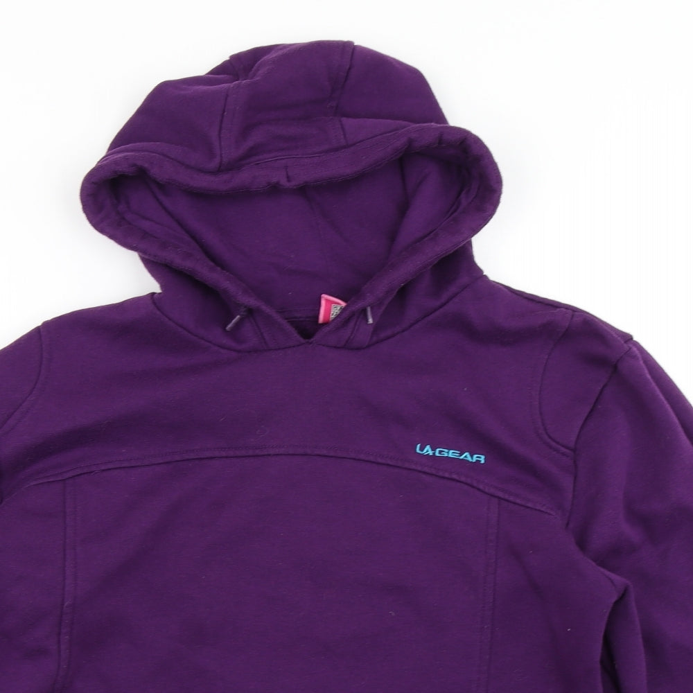 LA Gear Womens Purple   Pullover Hoodie Size 16