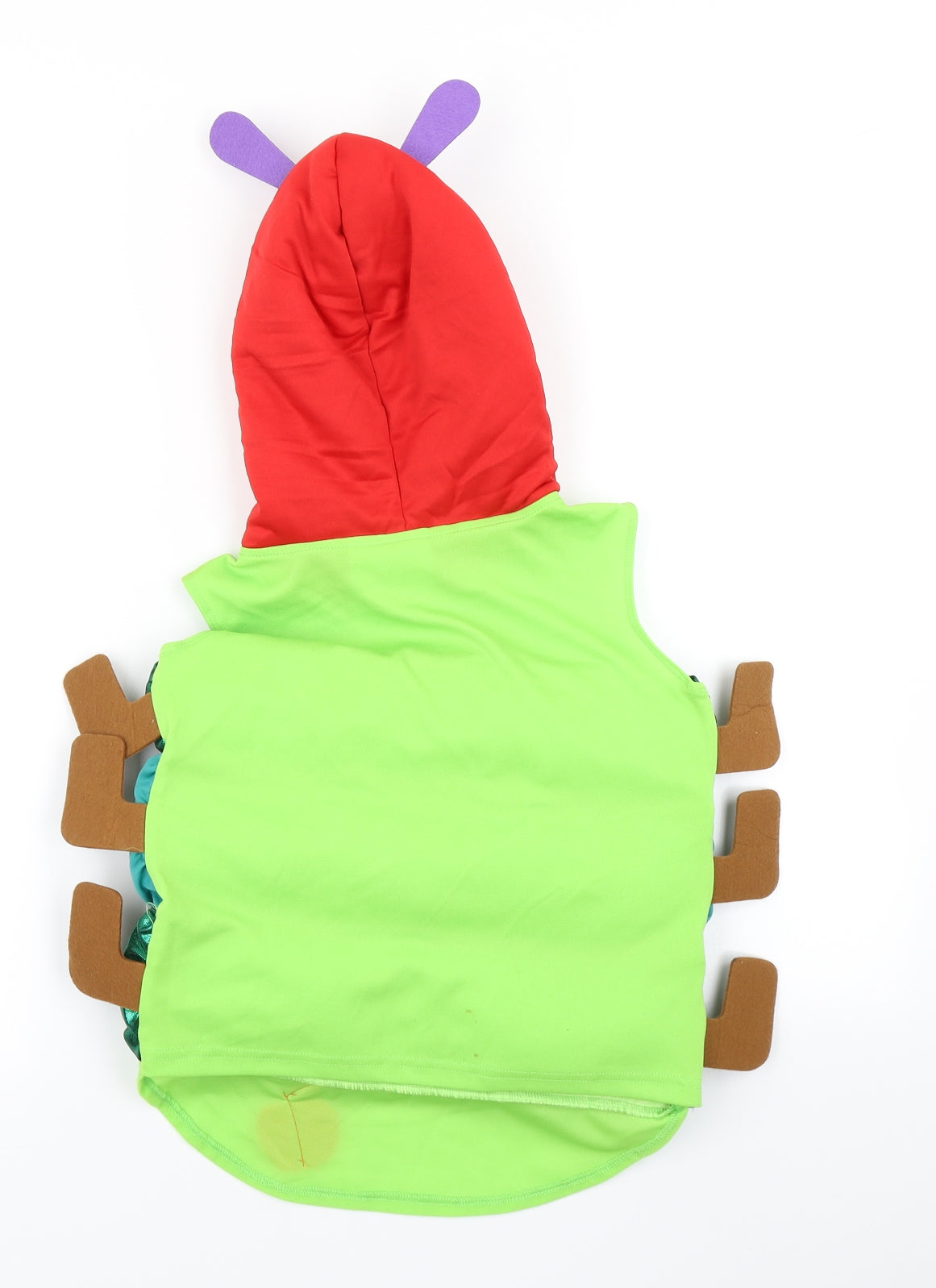 World Of Eric Carle Boys Green Striped  Pullover T-Shirt Size 3-4 Years  - The Very Hungry Caterpillar