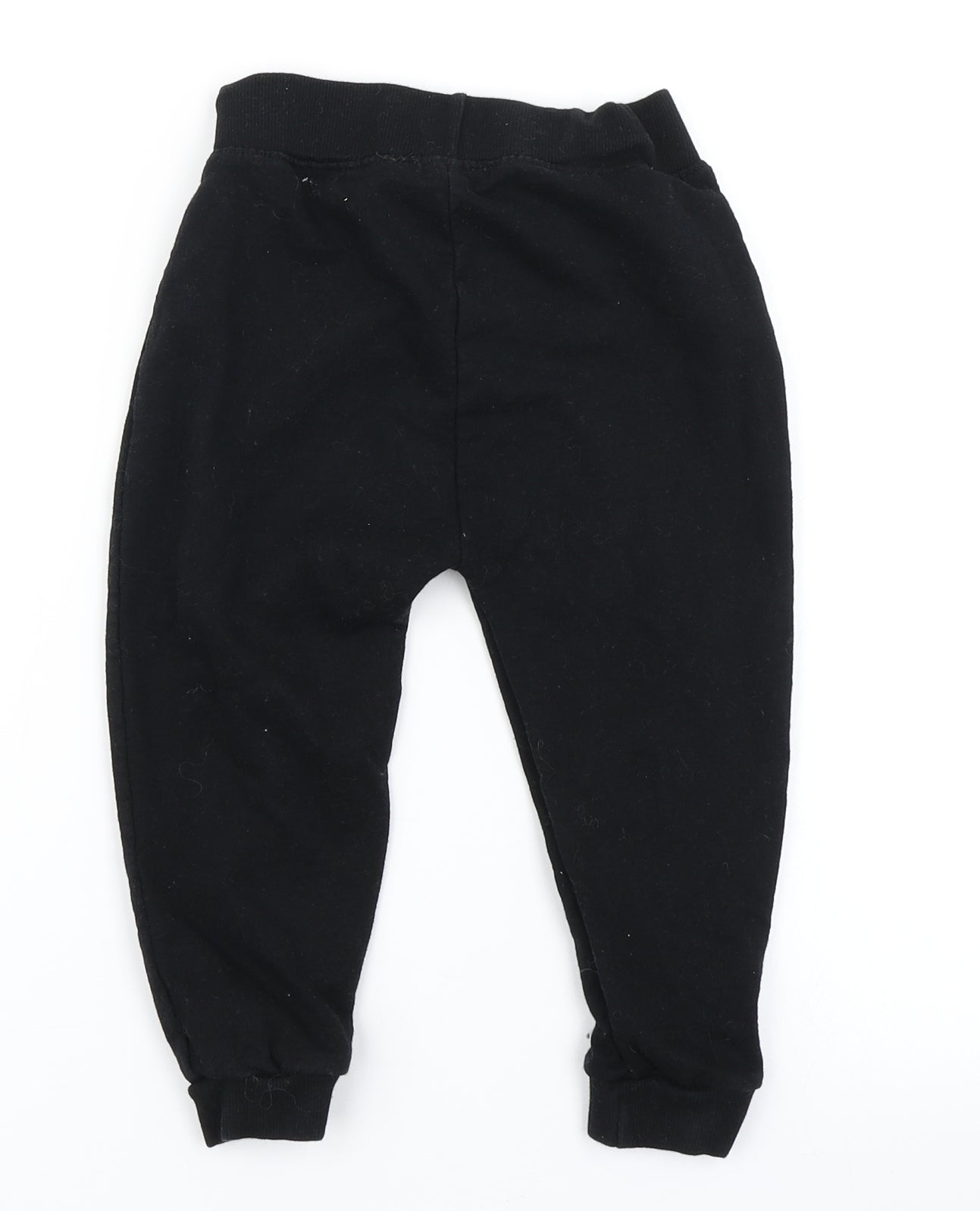 Jeff & Co Boys Black   Jogger Trousers Size 3-4 Years