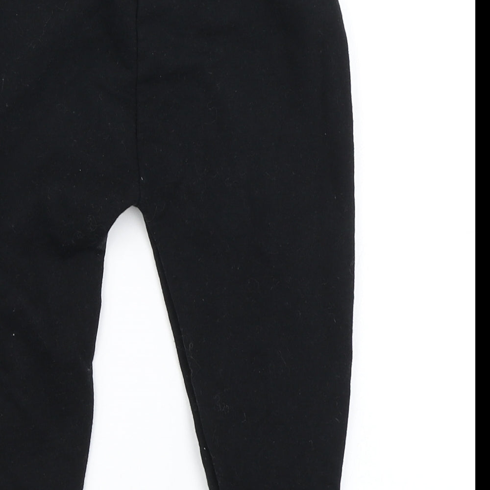 Jeff & Co Boys Black   Jogger Trousers Size 3-4 Years