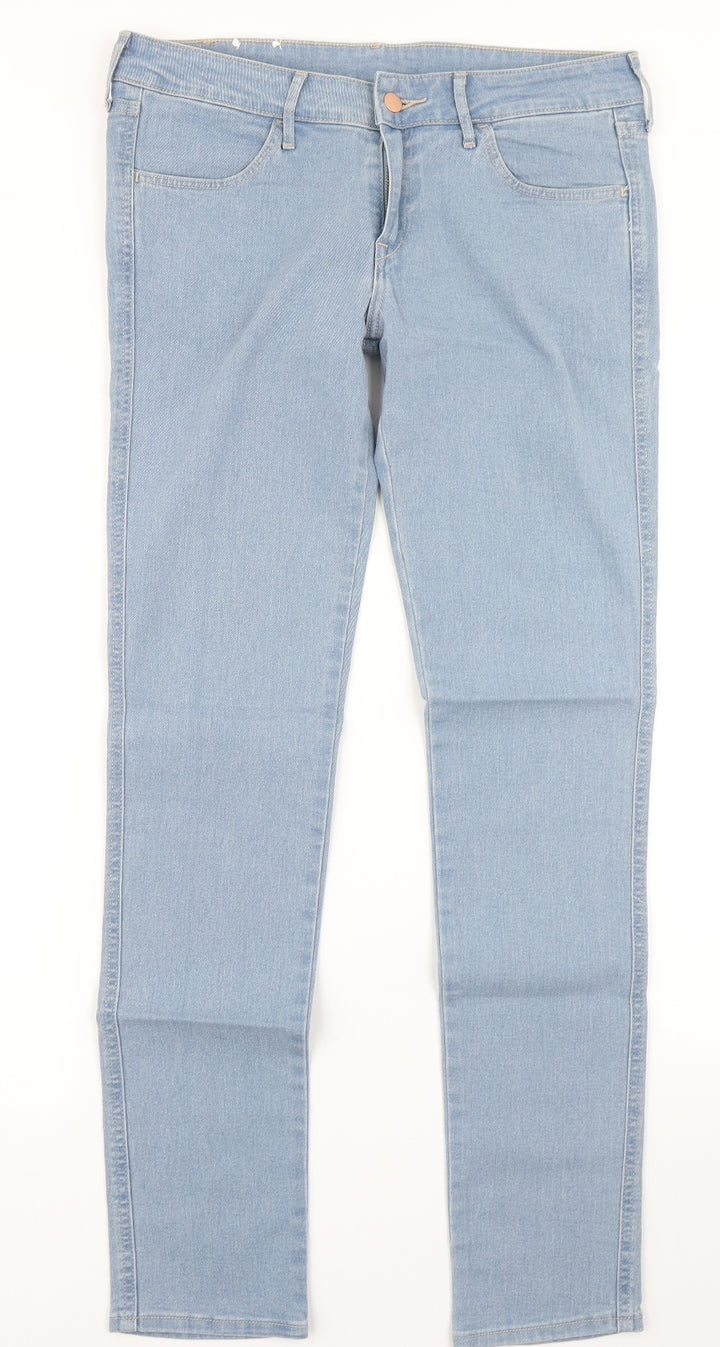 &Denim Womens Blue  Denim Skinny Jeans Size 31 in L32 in