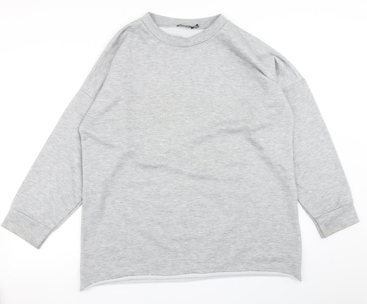 I SAW IT FIRST Womens Grey   Pullover Sweatshirt Size 14