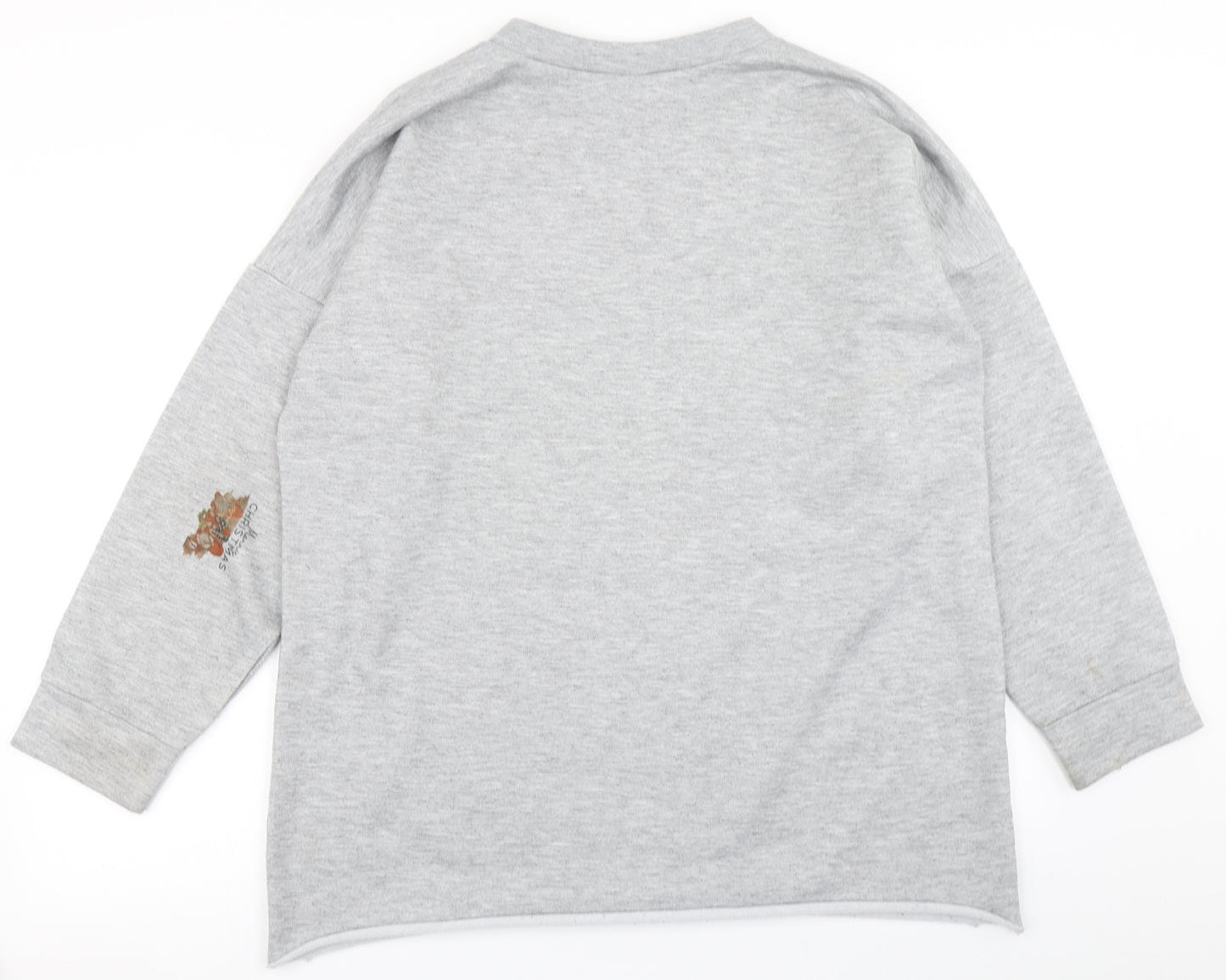 I SAW IT FIRST Womens Grey   Pullover Sweatshirt Size 14
