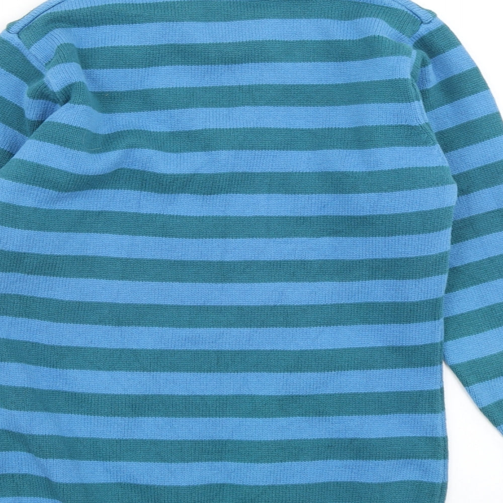 Atmosphere Womens Blue Striped Knit Pullover Jumper Size 12