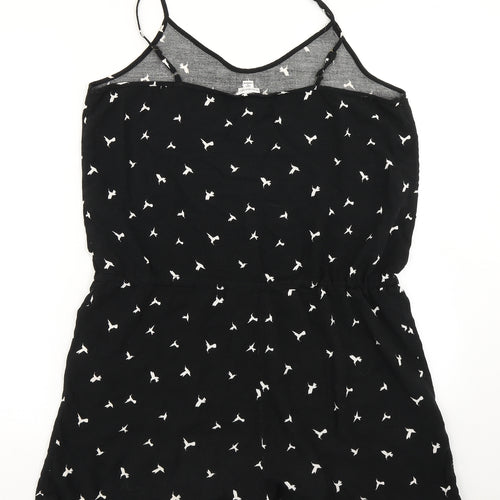 Jacqueline de Yong Womens Black   Playsuit One-Piece Size 12