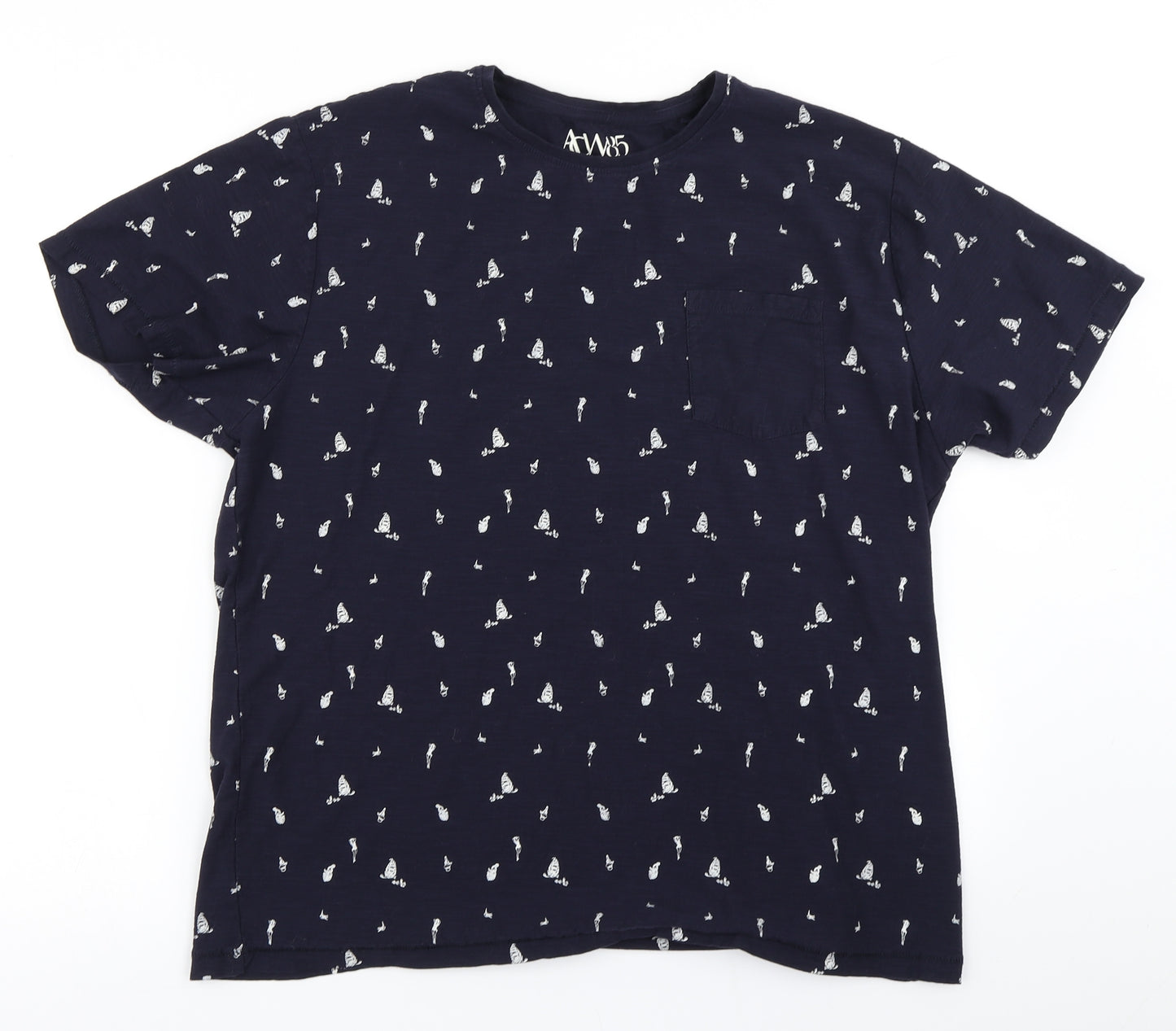 ACW85 Mens Blue    T-Shirt Size XL