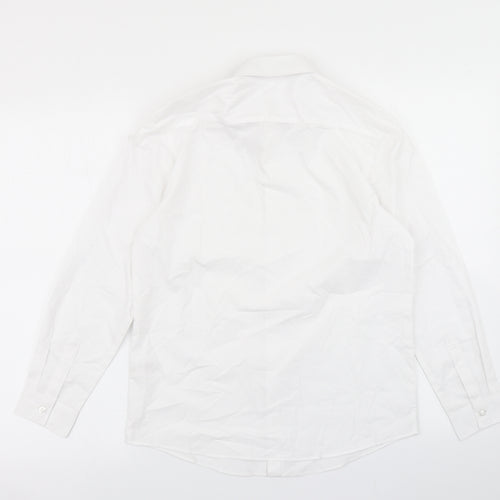 George Boys White   Basic Button-Up Size 11-12 Years