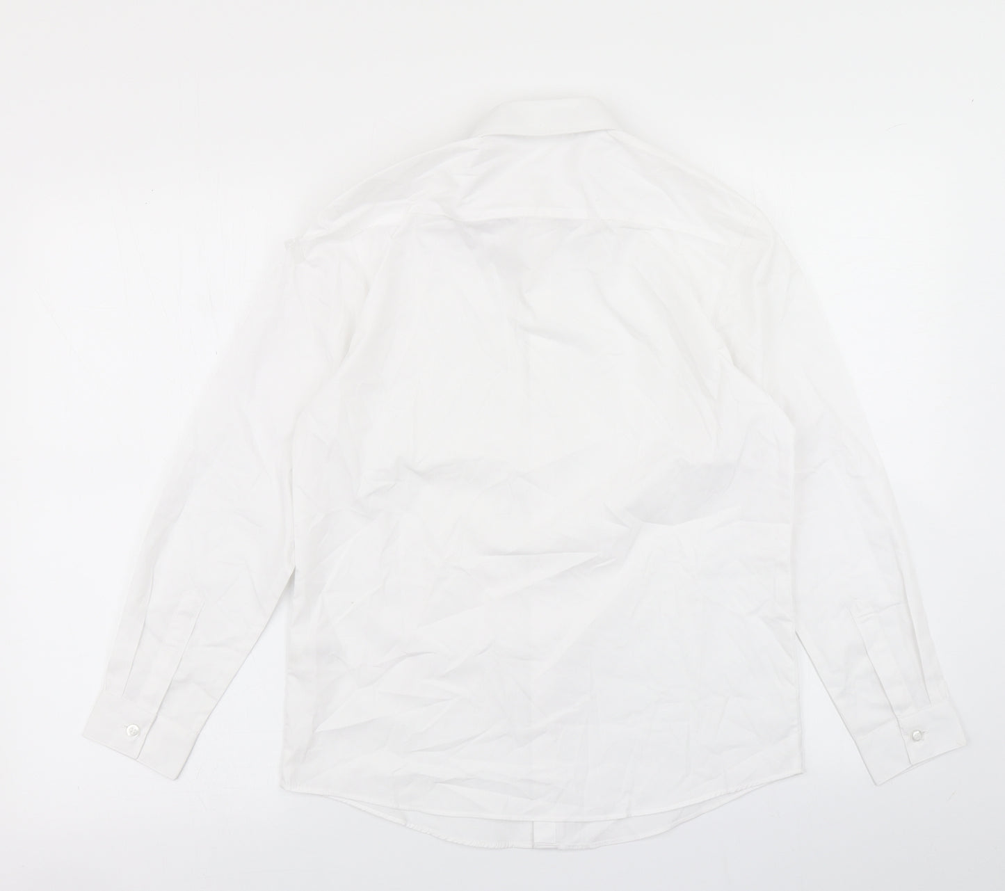George Boys White   Basic Button-Up Size 11-12 Years