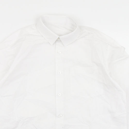 George Boys White   Basic Button-Up Size 11-12 Years