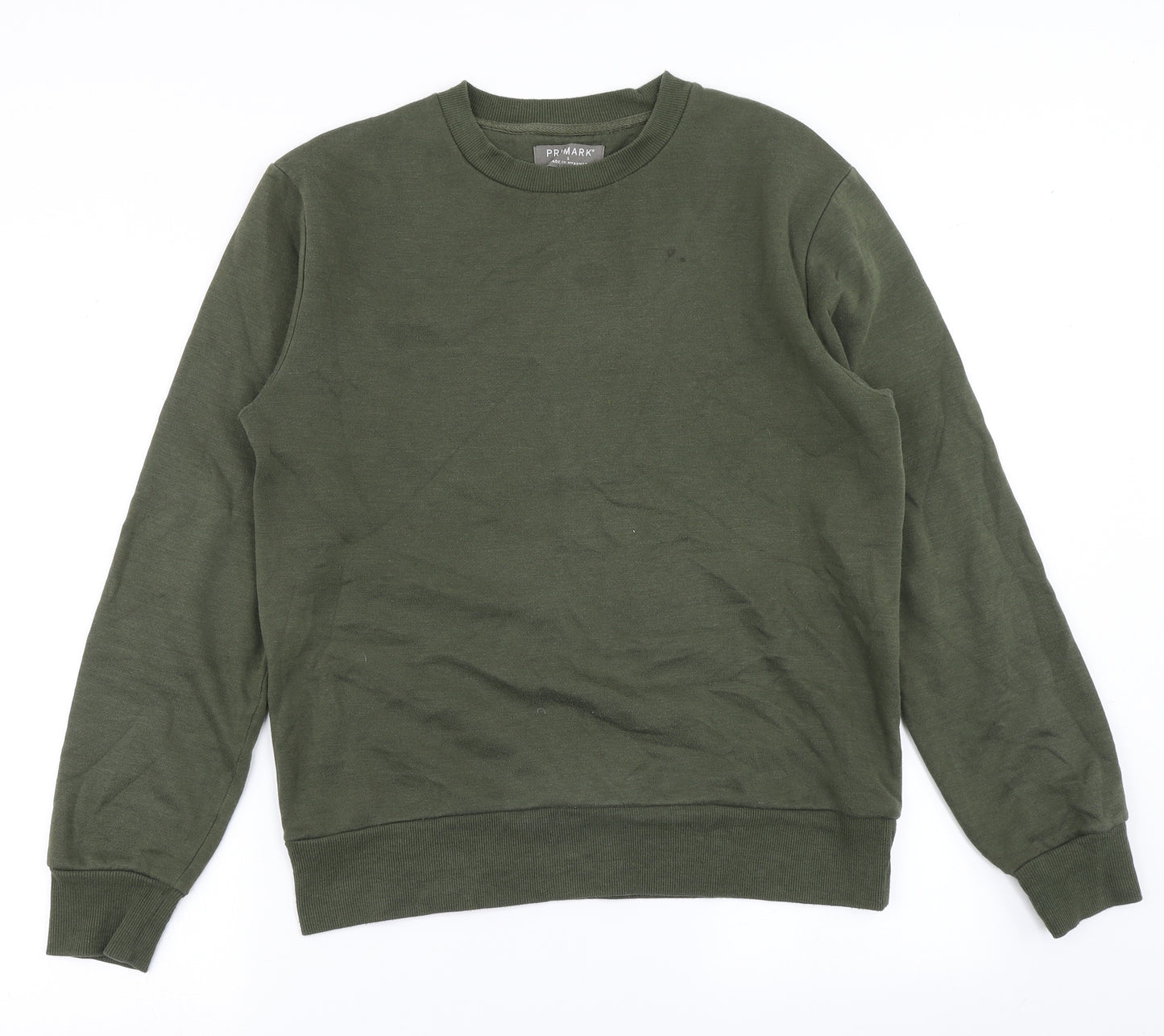 Primark Mens Green   Pullover Sweatshirt Size S