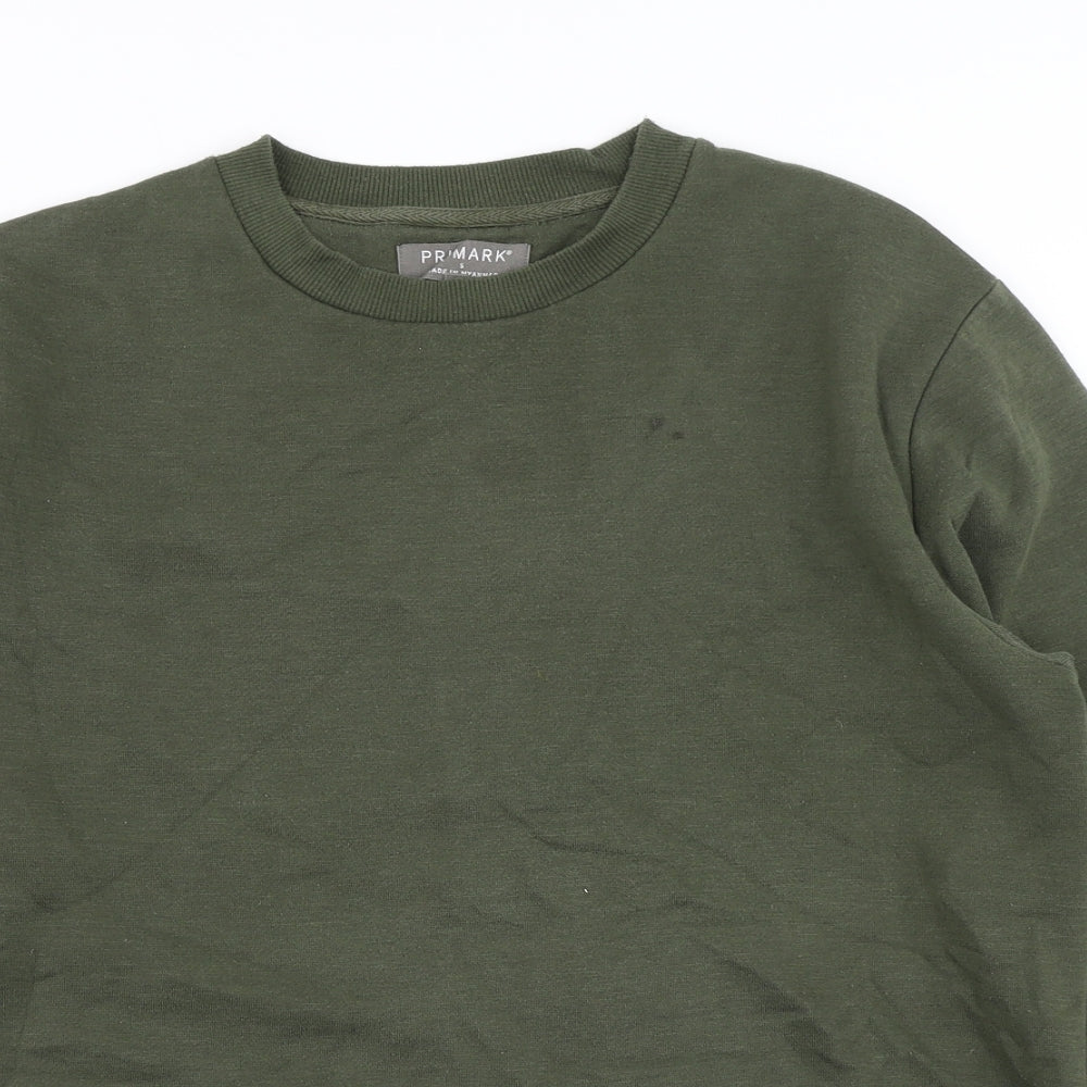 Primark Mens Green   Pullover Sweatshirt Size S