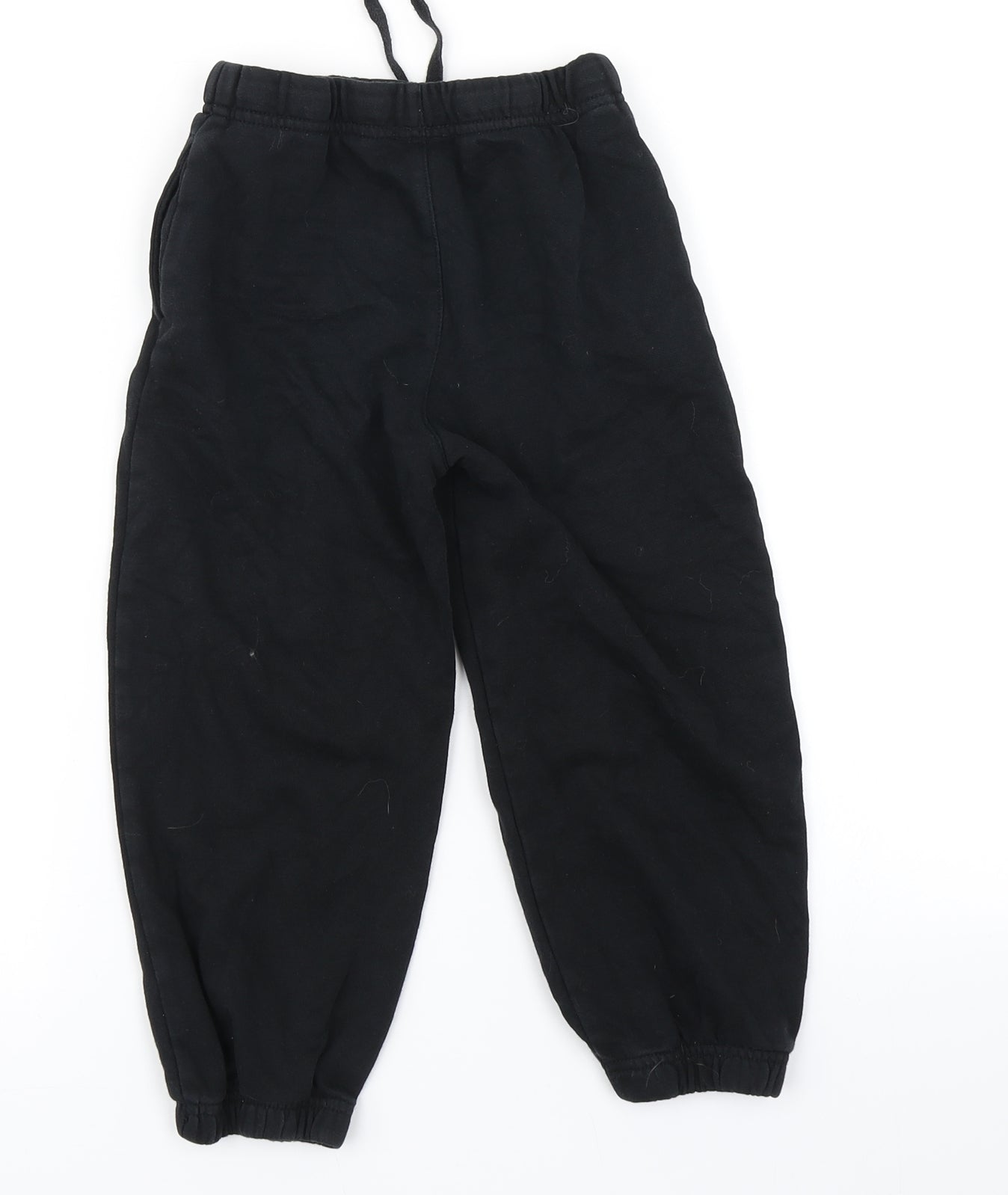 George Boys Black   Jogger Trousers Size 4-5 Years