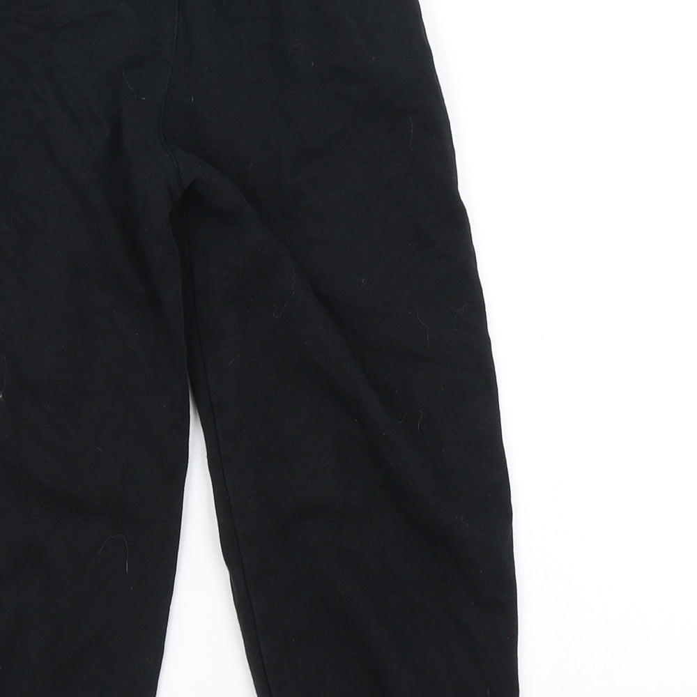 George Boys Black   Jogger Trousers Size 4-5 Years
