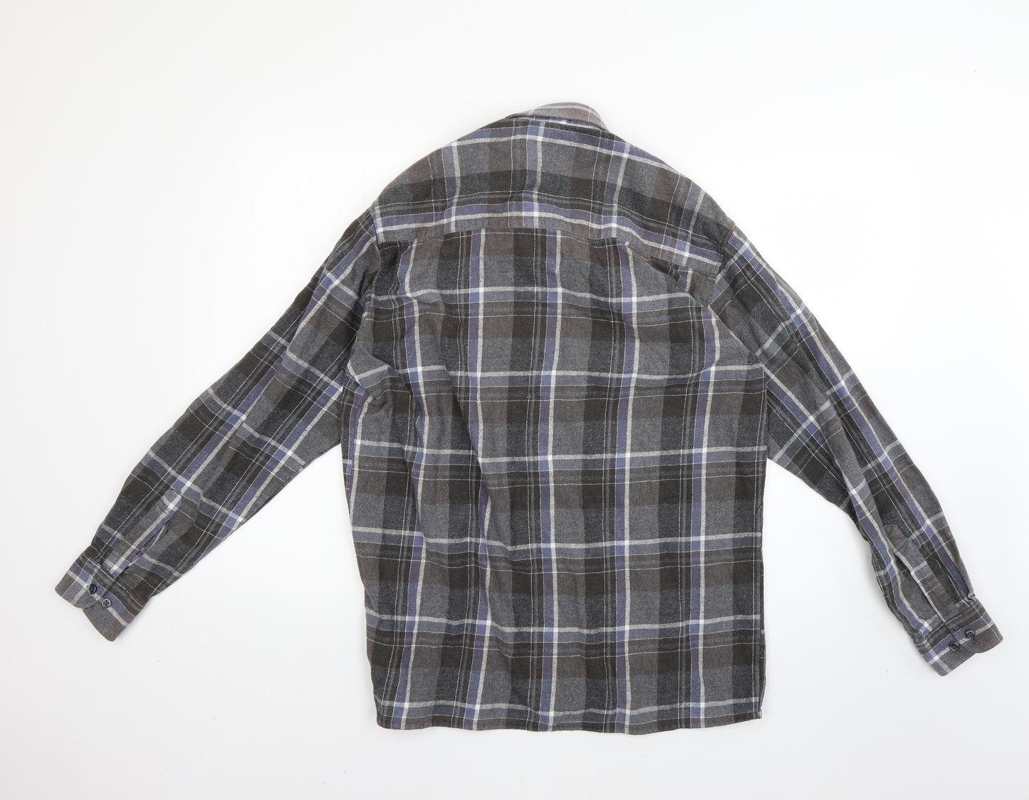 mc panthon Mens Multicoloured Check   Button-Up Size M