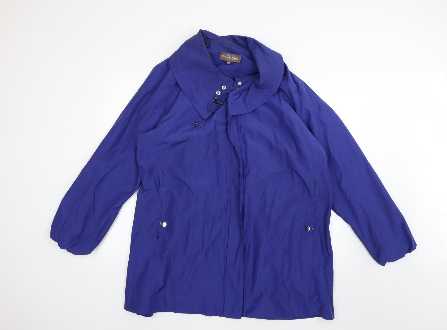 Marks and Spencer Womens Blue   Jacket Coat Size 24