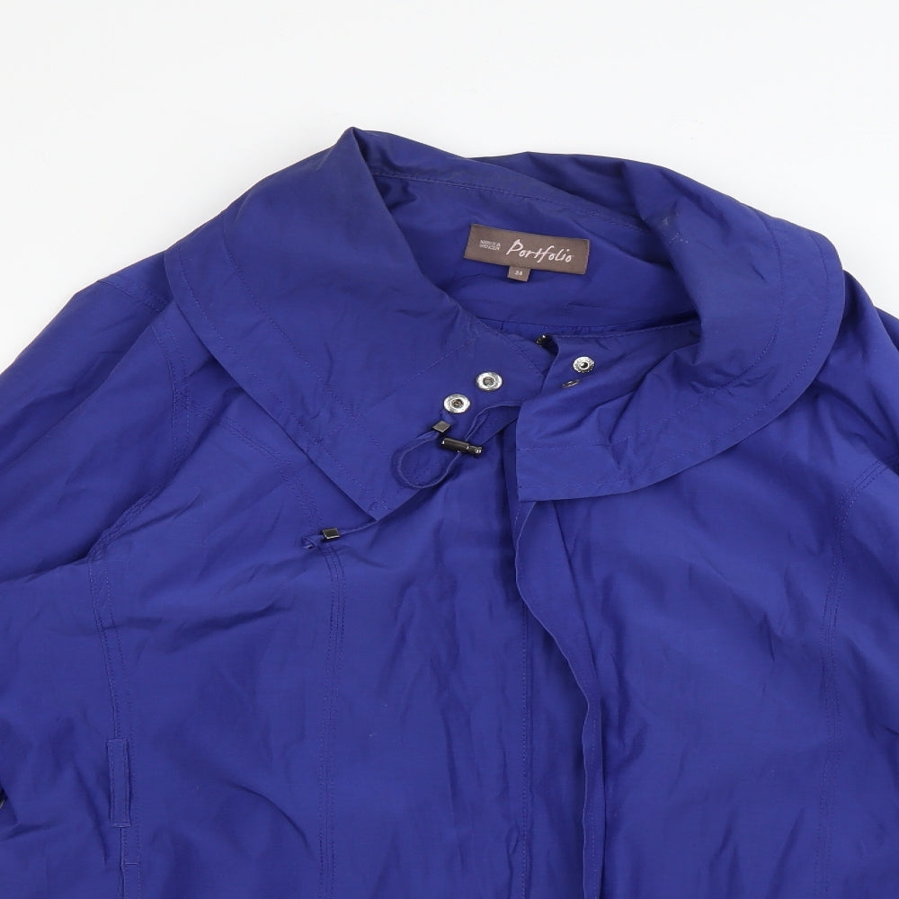Marks and Spencer Womens Blue   Jacket Coat Size 24