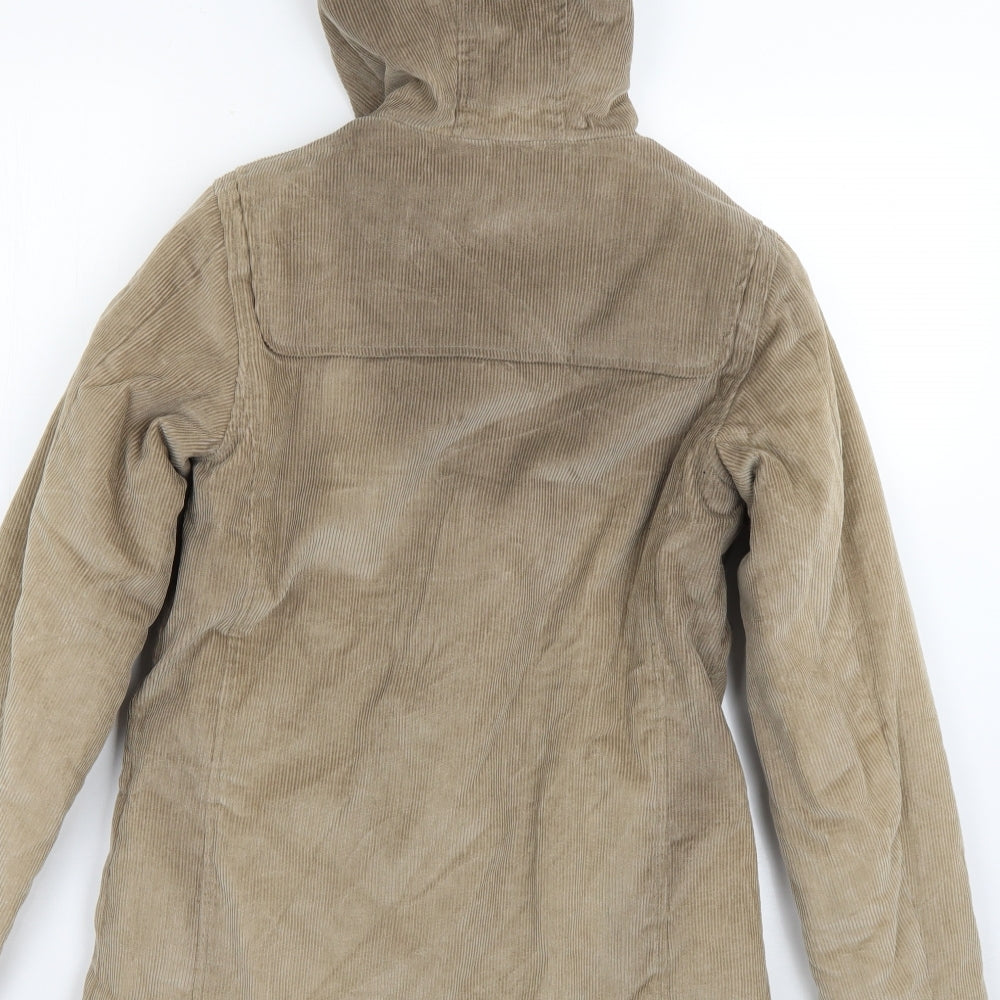 Preworn Womens Beige   Overcoat Coat Size 8
