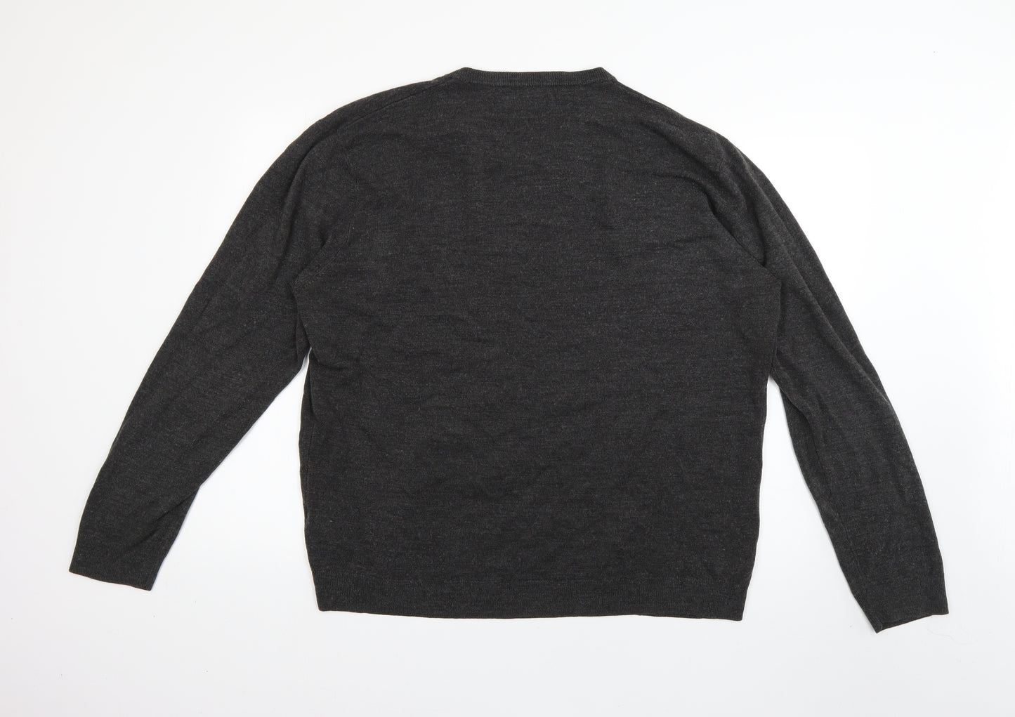 BHS Mens Grey   Pullover Jumper Size 2XL