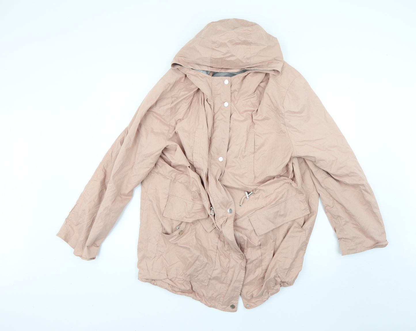 Nutmeg Womens Pink   Rain Coat Coat Size 20