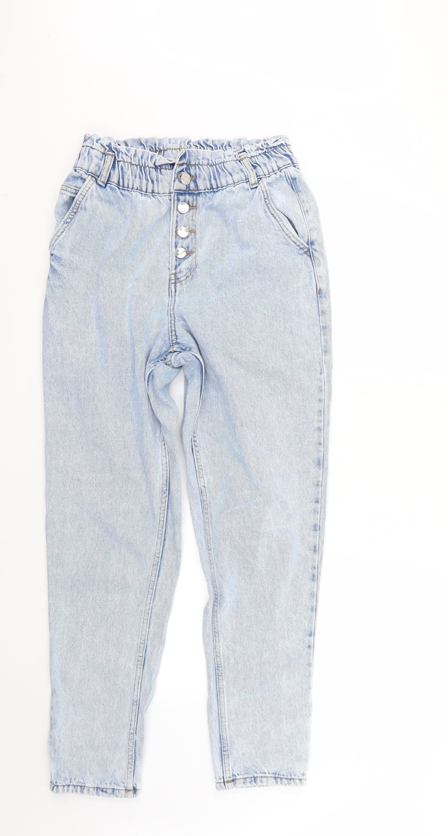 Primark Womens Blue   Straight Jeans Size 10 L27 in