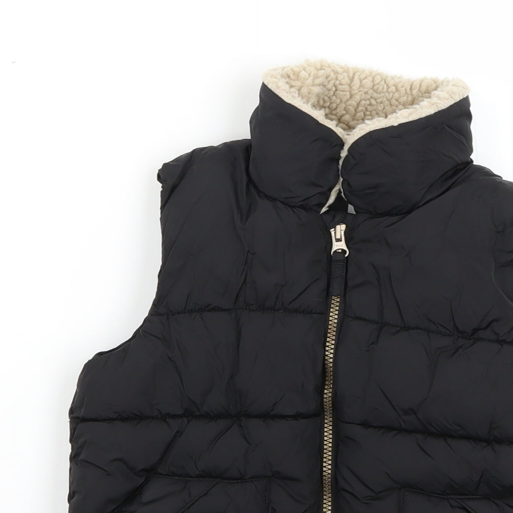 NEXT Boys Black   Gilet Coat Size 5-6 Years
