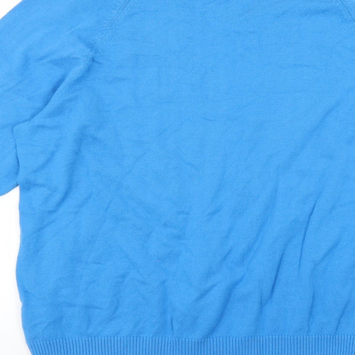 fu53 Mens Blue   Pullover Jumper Size L