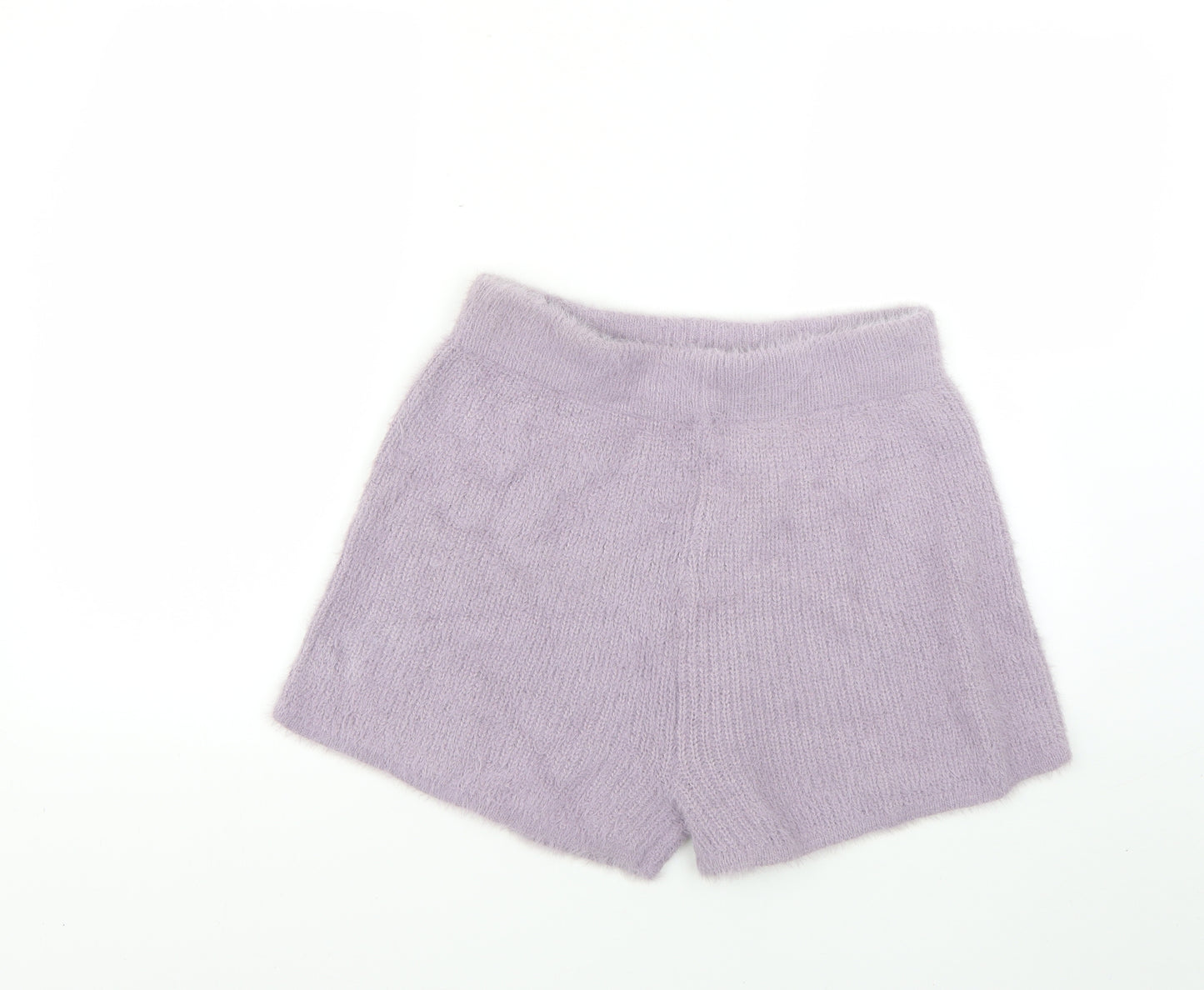 Nasty Gal Womens Purple   Cut-Off Shorts Size L